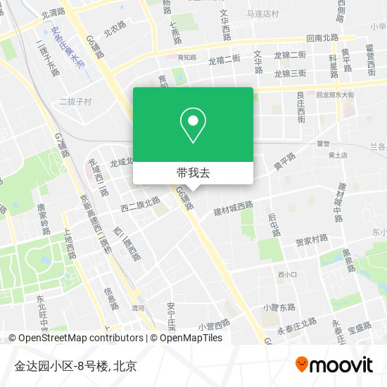 金达园小区-8号楼地图