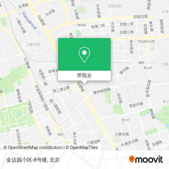 金达园小区-8号楼地图