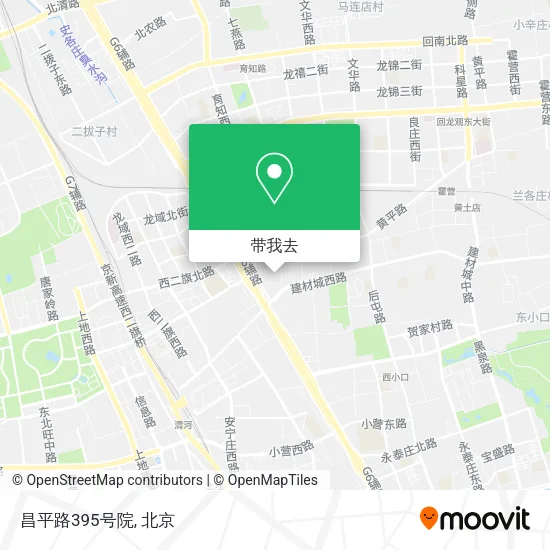 昌平路395号院地图