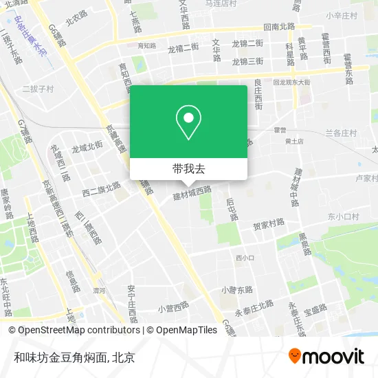 和味坊金豆角焖面地图