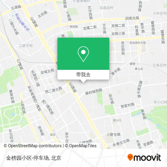 金榜园小区-停车场地图