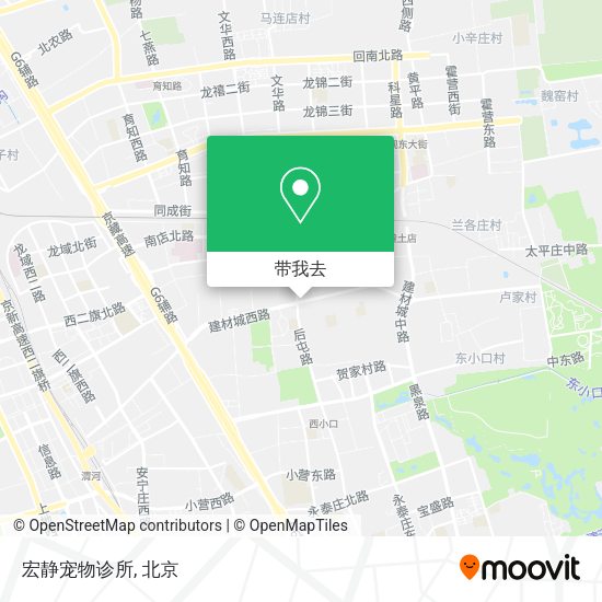 宏静宠物诊所地图