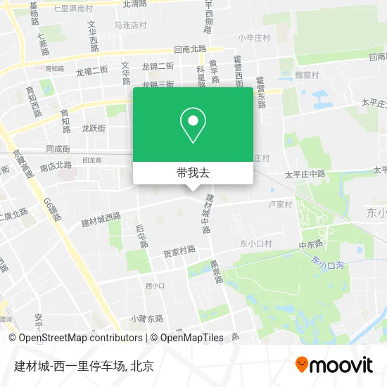 建材城-西一里停车场地图