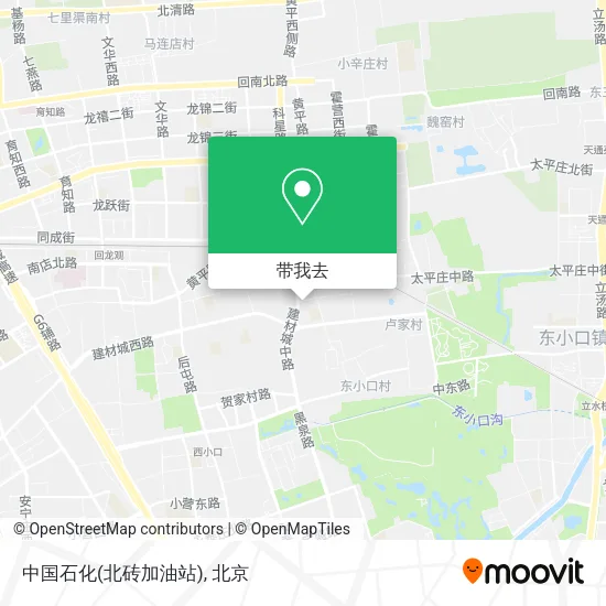 中国石化(北砖加油站)地图