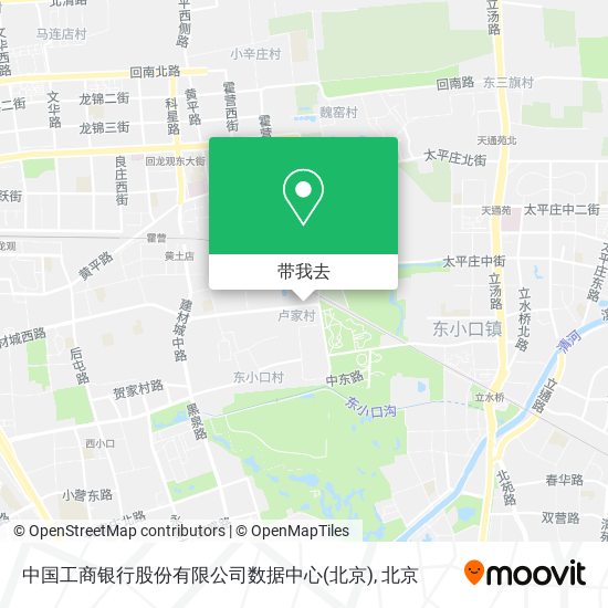 中国工商银行股份有限公司数据中心(北京)地图