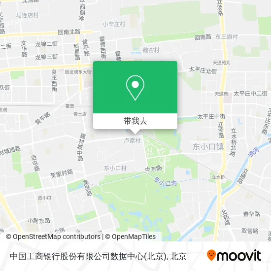 中国工商银行股份有限公司数据中心(北京)地图