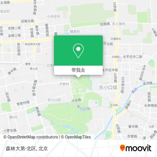 森林大第-北区地图