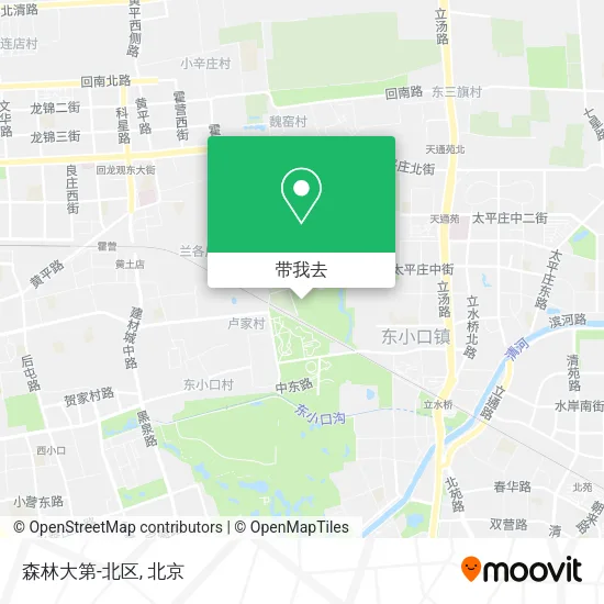 森林大第-北区地图