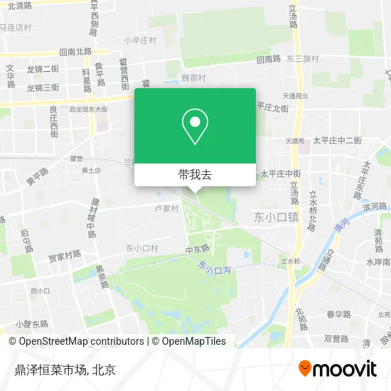 鼎泽恒菜市场地图