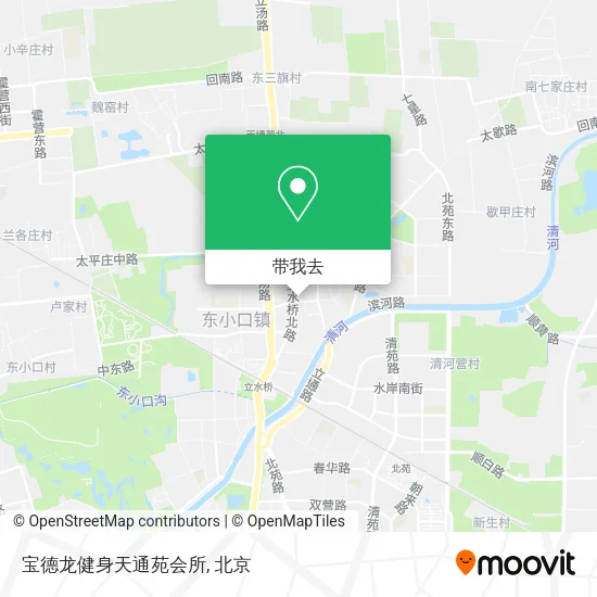 宝德龙健身天通苑会所地图