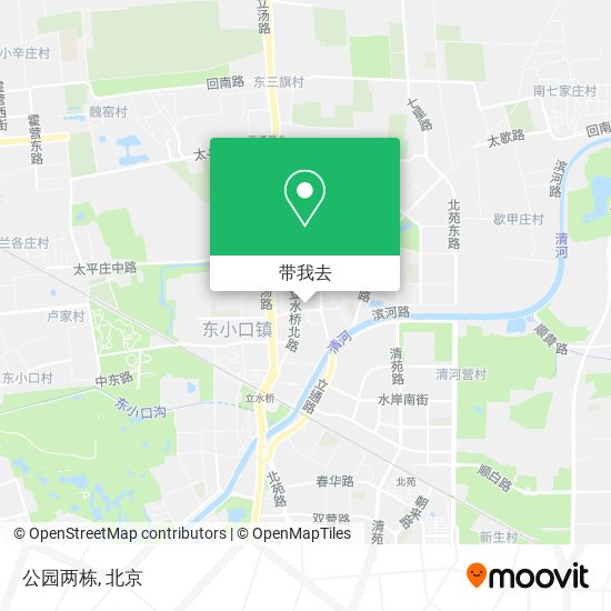 公园两栋地图