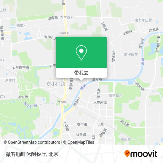 微客咖啡休闲餐厅地图