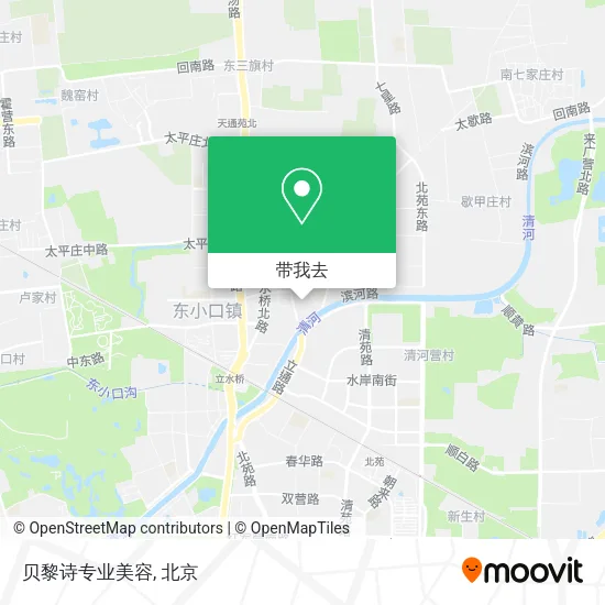 贝黎诗专业美容地图