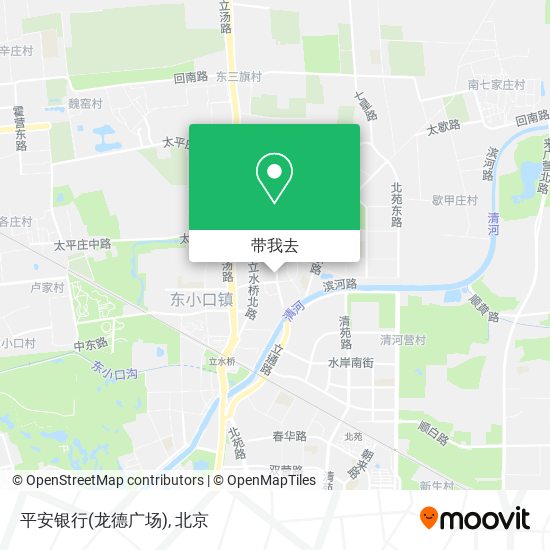 平安银行(龙德广场)地图