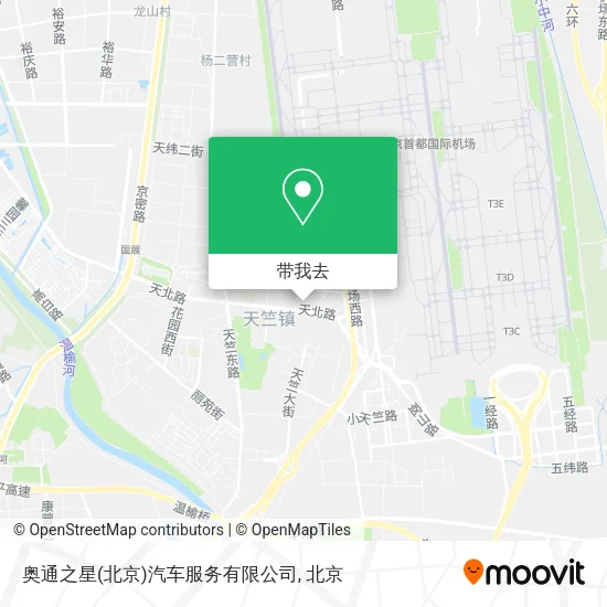 奥通之星(北京)汽车服务有限公司地图