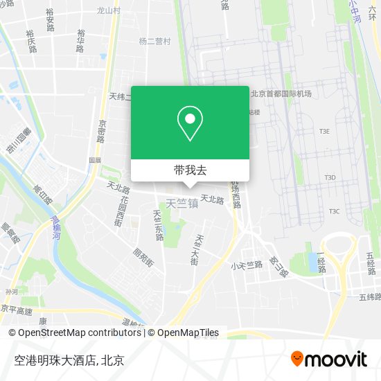 空港明珠大酒店地图