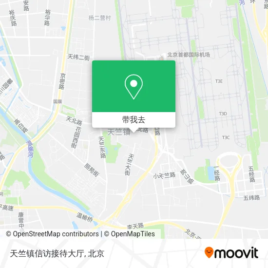 天竺镇信访接待大厅地图