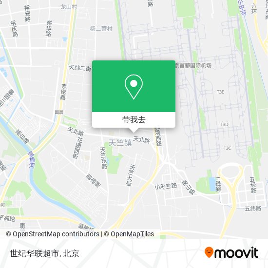 世纪华联超市地图