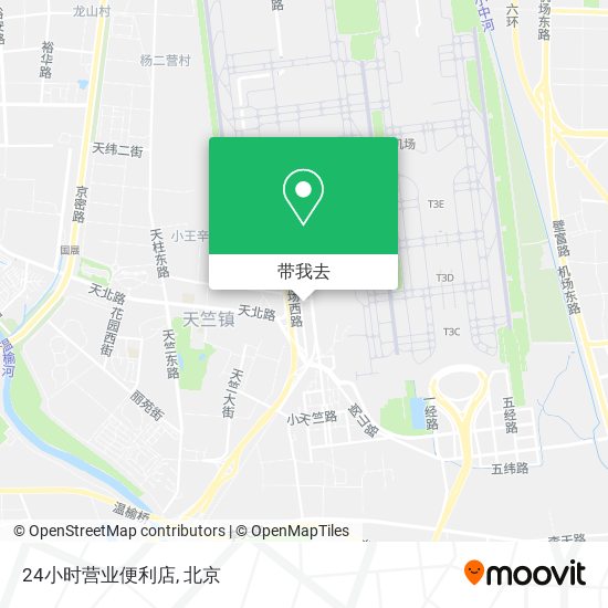 24小时营业便利店地图