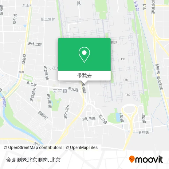 金鼎涮老北京涮肉地图