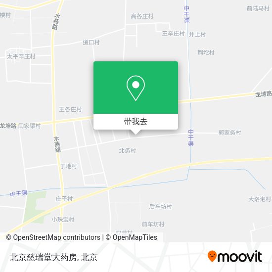 北京慈瑞堂大药房地图