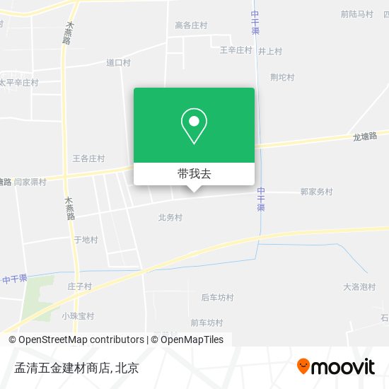 孟清五金建材商店地图