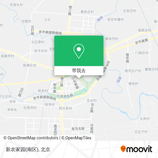 新农家园(南区)地图