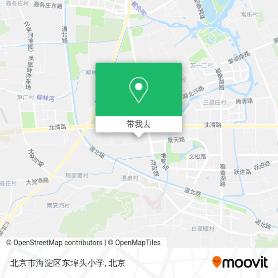 北京市海淀区东埠头小学地图