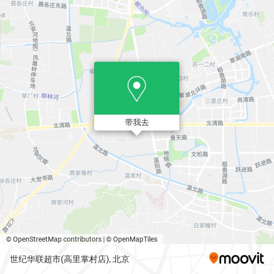 世纪华联超市(高里掌村店)地图