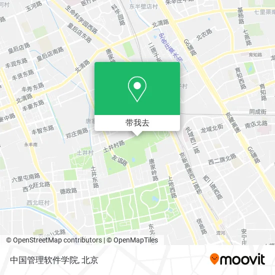 中国管理软件学院地图