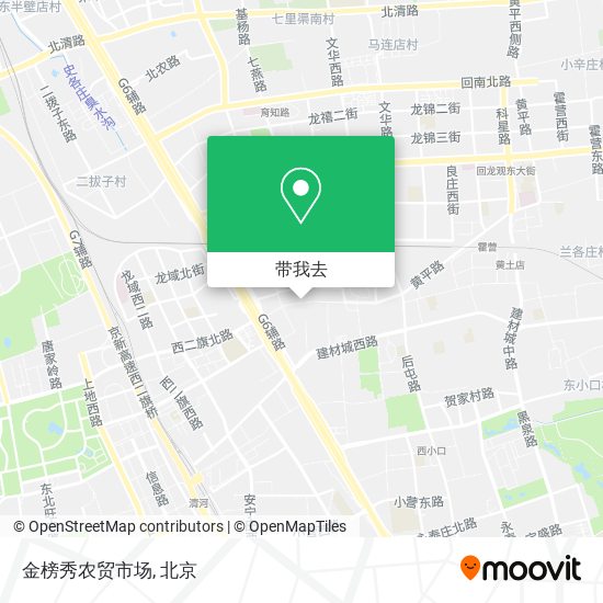 金榜秀农贸市场地图