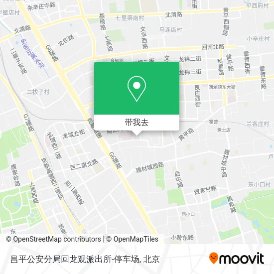 昌平公安分局回龙观派出所-停车场地图