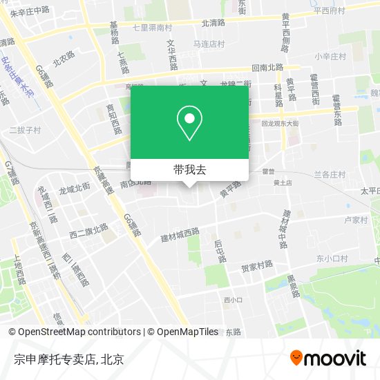 宗申摩托专卖店地图