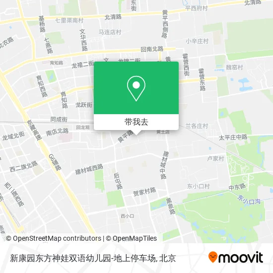 新康园东方神娃双语幼儿园-地上停车场地图