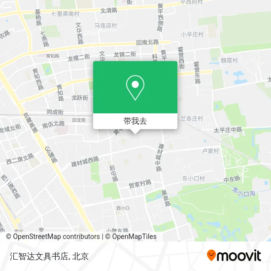 汇智达文具书店地图