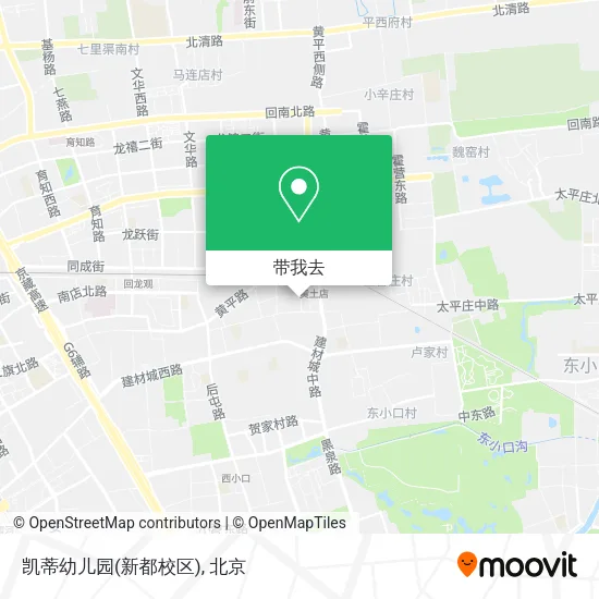 凯蒂幼儿园(新都校区)地图