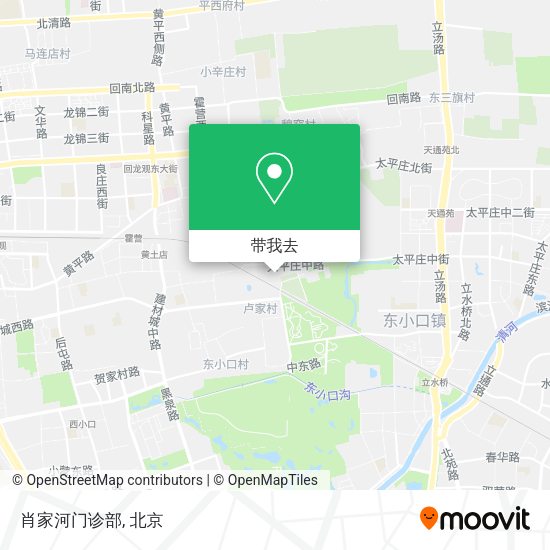 肖家河门诊部地图