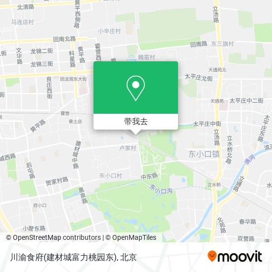 川渝食府(建材城富力桃园东)地图