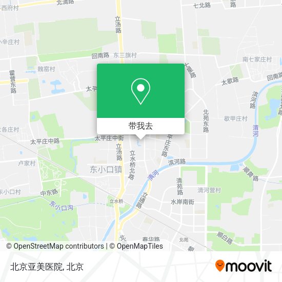 北京亚美医院地图