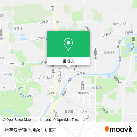庆丰包子铺(天通苑店)地图