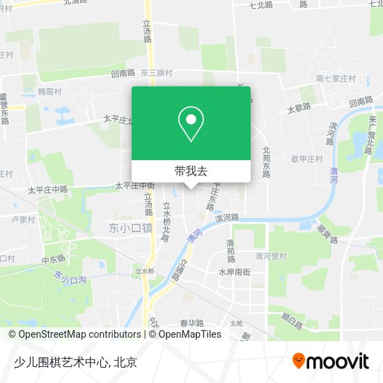 少儿围棋艺术中心地图