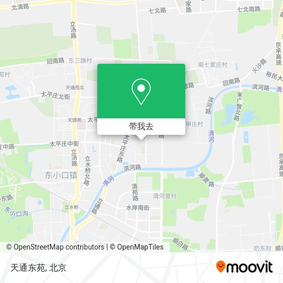 天通东苑地图