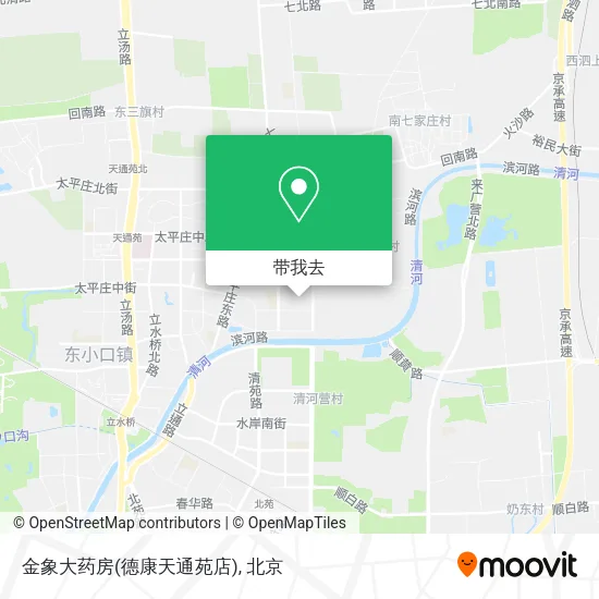 金象大药房(德康天通苑店)地图