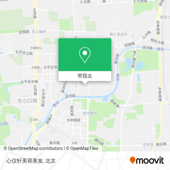 心仪轩美容美发地图