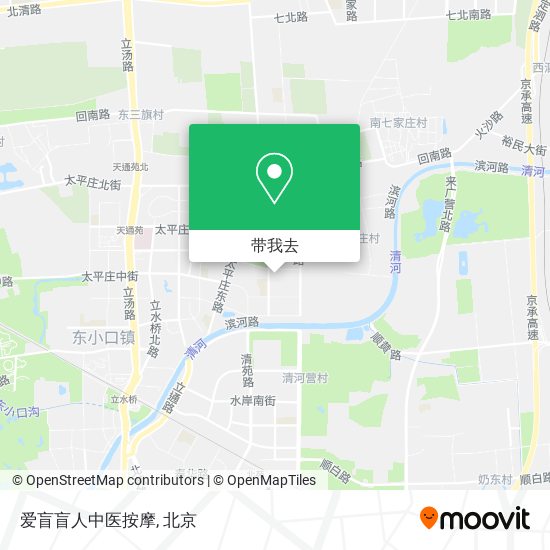 爱盲盲人中医按摩地图