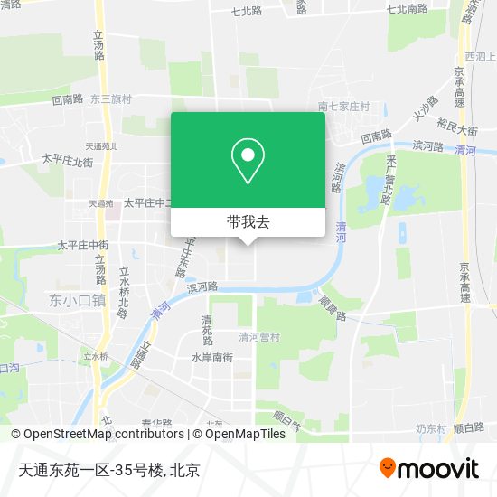 天通东苑一区-35号楼地图
