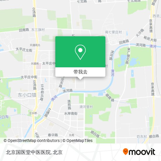 北京国医堂中医医院地图