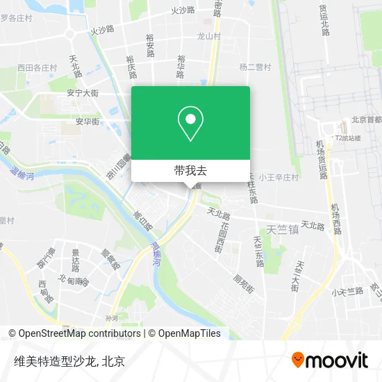 维美特造型沙龙地图