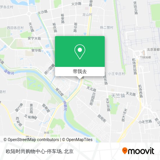 欧陆时尚购物中心-停车场地图