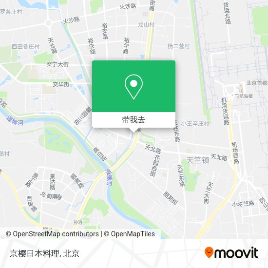 京樱日本料理地图
